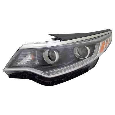 Rareelectrical - New Left Headlight Compatible With Kia Optima Ex Sedan 4-Door 2016 2017 By Part Numbers Ki2503197 - Image 1