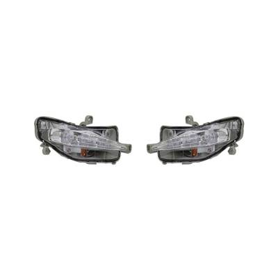 Rareelectrical - New Pair Of Daytime Running Lights Fits Toyota Corolla Le Eco 2017-18 8143002020 - Image 2