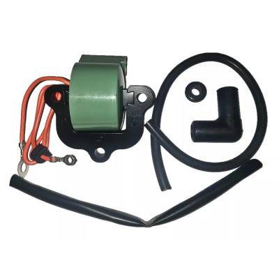 Rareelectrical - New Ignition Coil Compatible With Johnson Evinrude 2 Cyl 3.187 Bore Looper 55 Hp 1972 1973 1974 1975 - Image 1