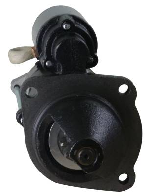 Rareelectrical - New 12V 10 Tooth 4.0Kw Cw Starter Motor Compatible With Massey Compatible With Caterpillar Tractor - Image 1