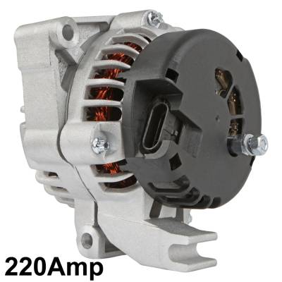 Rareelectrical - New 12V 220A Alternator Fits Buick Regal 3.8L 1999-00 Al8735x 10464413 10480331 - Image 3