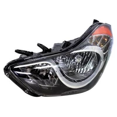 Rareelectrical - New Drivers Headlight Compatible With Hyundai Elantra Sedan 2011-2013 By Part Number 92101-3Y000 - Image 1