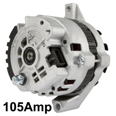 Rareelectrical - New 12V 105A Alternator Fits Gmc P42 Chassis R2500 R3500 1989 10480085 334-2359 - Image 3