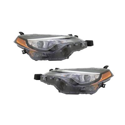 Rareelectrical - New Pair Of Headlights Fits Toyota Corolla Le Eco 2017-19 To2502249 81110-02M70 - Image 1
