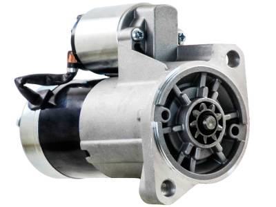 Rareelectrical - New Starter Motor Compatible With Nissan Mitsubishi Lift Trucks Kcugh Kegh Keh Gas Engine Aeh Tcm Eh - Image 1