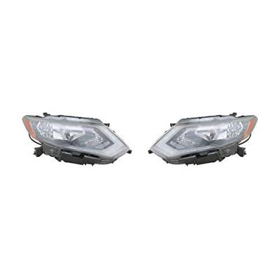 Rareelectrical - New Pair Of Headlights Fits Nissan Rogue 2.5L 2017 2018 26010-6Fl0a Ni2502254 - Image 5