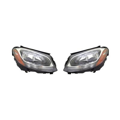 Rareelectrical - New Pair Of Headlights Fits Mercedes Benz C300 2015-2016 205-906-72-02 Mb2502220 - Image 1