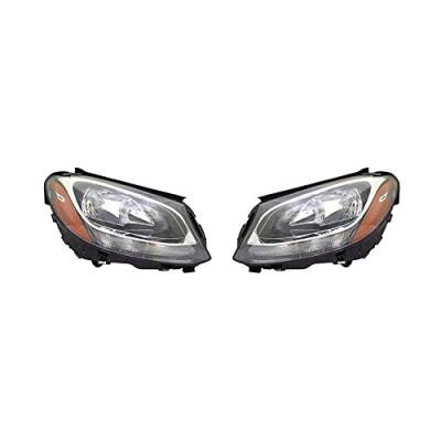 Rareelectrical - New Pair Of Headlights Fits Mercedes Benz C300 2015-2016 205-906-72-02 Mb2502220 - Image 10