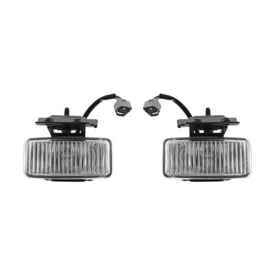 Rareelectrical - New Pair Of Fog Lights Compatible With Jeep Cherokee 1997-2001 55155136 55155137 Ch2593123 Ch2592123 - Image 3