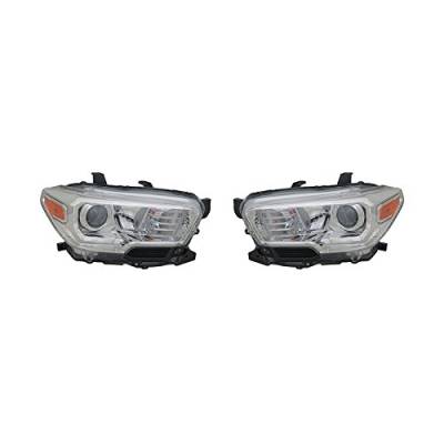 Rareelectrical - New Head Light Pair Compatible With Toyota Tacoma Base Sr 2016-2017 81110-04250 8115004250 - Image 10