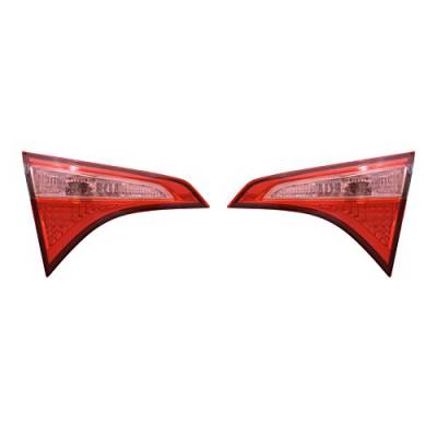 Rareelectrical - New Pair Of Inner Tail Lights Compatible With Toyota Corolla L Le 2017 81580-02A50 8159002A50 - Image 9