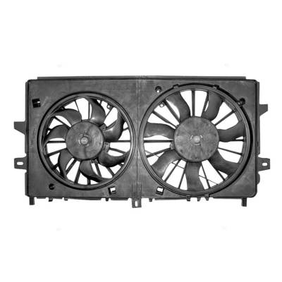 Rareelectrical - New Dual Radiator And Condenser Fan Compatible With Buick Lacrosse 2005-2008 89018690 Gm3115187 - Image 2