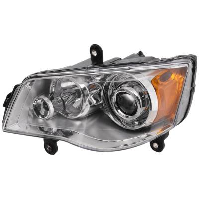 Rareelectrical - New Left Headlights Compatible With Chrysler Town & Country 3.6L 3.8L 4.0L 2008 2009 2010 2011 2012 - Image 1