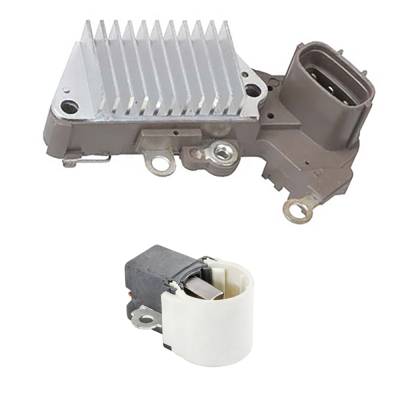Rareelectrical - New 12V Regulator Kit Fits Alpine Equipment Wheel Loader 2004-16 Dt75 1260001940 - Image 2