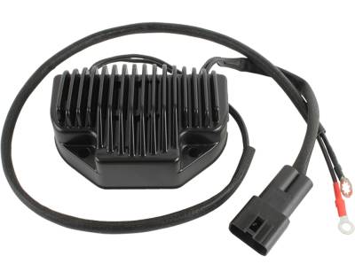 Rareelectrical - New 12V Regulator Compatible With Harley Davidson Dyna Police Defender Fxdp 02-03 74594-02 - Image 5