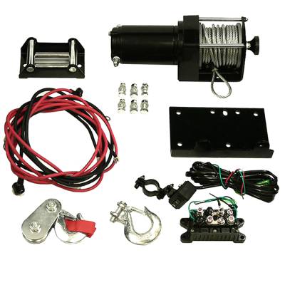 Rareelectrical - New 3000Lb Winch Assembly Compatible With Polaris Honda Bombardier Atv Utv Win0010 10900 Rw00700 - Image 1