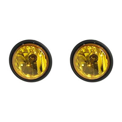 Rareelectrical - New Yellow Fog Light Pair Fits Freightliner Hd Columbia 112 2000-2011 632497001 - Image 1