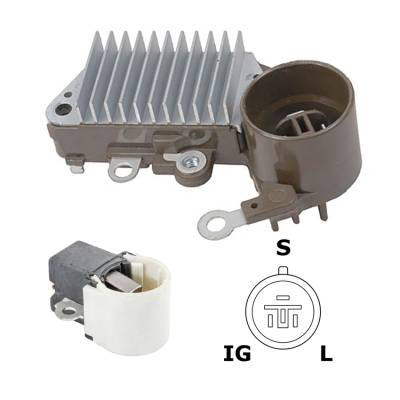 Rareelectrical - New 12V Regulator Kit Fits Toyota Mr2 1.6L 1988 437665 9760211-706 1260000650 - Image 5