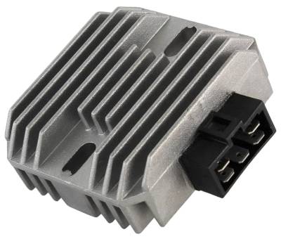 Rareelectrical - 12V Regulator Compatible With Piaggio Liberty 125 150 200 Nrg Purejet 50 Skipper St 4T 125 150 - Image 1
