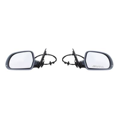 Rareelectrical - New Pair Door Mirror Compatible With Audi Q3 2015-2016 Side Assist 8K1949145a 4F0857527cgru - Image 1