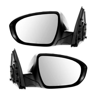 Rareelectrical - New Pair Of Door Mirrors Fits Kia Optima 2012 87610-4C020 87620-4C020 Ki1321163 - Image 1