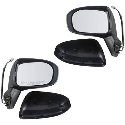 Rareelectrical - New Mirror Pair Compatible With Honda Civic Ex L 1.8L 2014 2015 By Ho1321282 Ho1320282 76201Tr4a01zh - Image 1