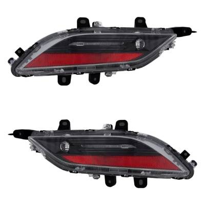 Rareelectrical - New Pair Of Daytime Running Lights Compatible With Toyota Venza 2.5L 2021 2022 2023 By Part Numbers - Image 1