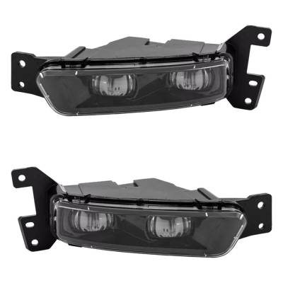 Rareelectrical - New Pair Of Fog Lights Compatible With Jeep Dodge Grand Cherokee Durango 2017 2018 2019 2020 2021 - Image 6