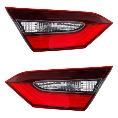 Rareelectrical - New Pair Of Daytime Running Lights Compatible With Toyota Camry 2.5L 3.5L 2021 2022 2023 2024 By - Image 1