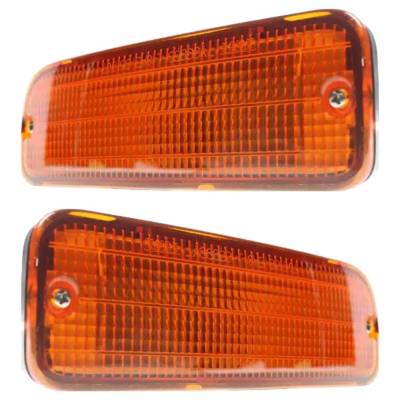 Rareelectrical - New Pair Of Daytime Running Lights Compatible With Toyota Tacoma 2.4L 2.7L 3.4L 1995 1996 1997 By - Image 1