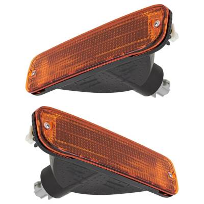Rareelectrical - New Pair Of Daytime Running Lights Compatible With Toyota Tacoma 1995 1996 1997 1998 1999 2000 By - Image 1