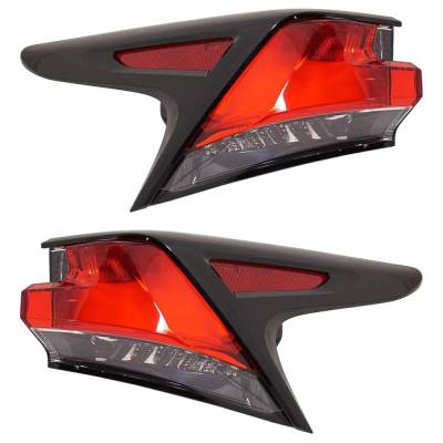 Rareelectrical - New Pair Of Tail Lights Compatible With Lexus Nx300h Nx300 2.0L 2.5L 2018 2019 2020 2021 By Part - Image 4