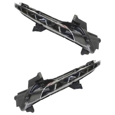 Rareelectrical - New Daytime Running Lights Compatible With Hyundai Sonata 1.6L 2.0L 2.4L 2015 2016 2017 By Part - Image 3