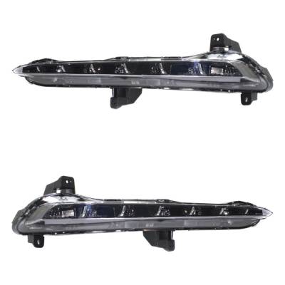 Rareelectrical - New Daytime Running Lights Compatible With Hyundai Sonata 1.6L 2.0L 2.4L 2015 2016 2017 By Part - Image 2