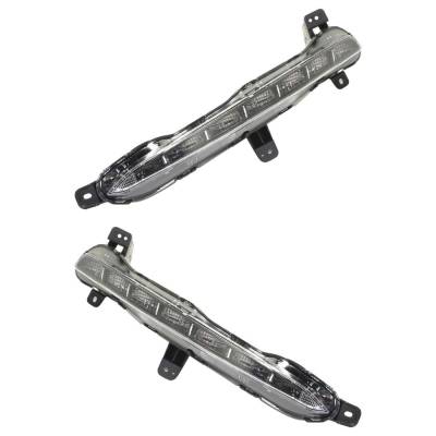 Rareelectrical - New Daytime Running Lights Compatible With Hyundai Sonata 1.6L 2.0L 2.4L 2015 2016 2017 By Part - Image 5