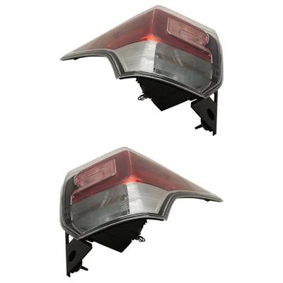 Rareelectrical - New Pair Of Tail Lights Compatible With Subaru Forester 2.0L 2.5L 2017 2018 By Part Numbers - Image 1