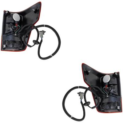 Rareelectrical - New Pair Of Tail Lights Compatible With Nissan Titan Xd Titan 2016 2017 2018 2019 2020 2021 2022 - Image 5