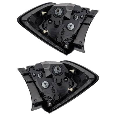 Rareelectrical - New Pair Of Tail Lights Compatible With Honda Civic 1.5L 2.0L 2017 2018 2019 2020 2021 By Part - Image 2
