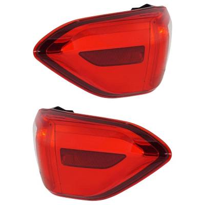 Rareelectrical - New Pair Of Tail Lights Compatible With Subaru Ascent 2.4L 2019 2020 2021 2022 2023 By Part Numbers - Image 2