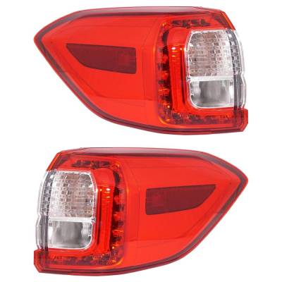 Rareelectrical - New Pair Of Tail Lights Compatible With Subaru Ascent 2.4L 2019 2020 2021 2022 2023 By Part Numbers - Image 4
