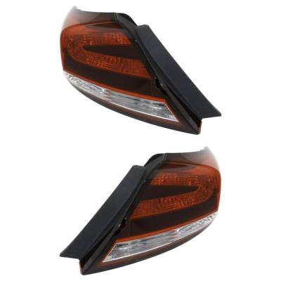 Rareelectrical - New Pair Of Tail Lights Compatible With Honda Civic 1.8L 2.4L 2014 2015 By Part Numbers Ho2801187 - Image 4