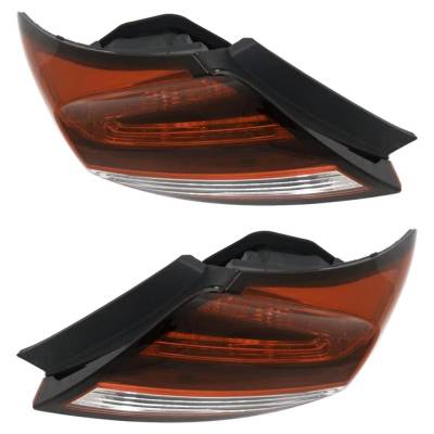 Rareelectrical - New Pair Of Tail Lights Compatible With Honda Civic 1.8L 2.4L 2014 2015 By Part Numbers Ho2801187 - Image 8