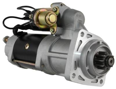 Rareelectrical - New 12V 10T Starter Motor Compatible With Kenworth Truck T300 M2 Business Class 8200076 10461768 - Image 1