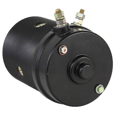 Rareelectrical - New Snow Plow Motor Compatible With Dual Post 21500 452254 Fisher & Western W/Oil Seal 12V 21500 - Image 3
