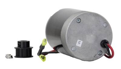 Rareelectrical - New 12V Dc Electric Spinner Motor Compatible With For Western Tornado 10T Cogged Pulley 78300 78300 - Image 3