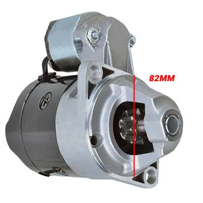 Rareelectrical - New Starter Motor Compatible With Toyota Lift Truck 2Fd-10 4P Engine 028000-1970 028000-1971 - Image 1