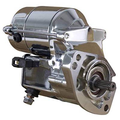 Rareelectrical - New Chrome Starter Compatible With 1.2Kw Harley Davidson Flstfi Flstn Flsts Replaces 31553-94A - Image 4