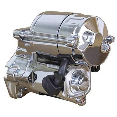 Rareelectrical - New Chrome Starter Compatible With 1.2Kw Harley Davidson Flstfi Flstn Flsts Replaces 31553-94A - Image 5
