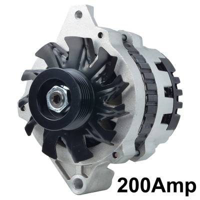 Rareelectrical - New 200Amp Alternator Fits Gmc C2500 K2500 Suburban 7.4L 1992-93 1105720 1105661 - Image 2