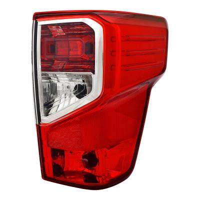 Rareelectrical - New Passenger Side Halogen Tail Light Compatible With Nissan Titan Crew Cab 2017 2018 2019 2020 2021 - Image 1